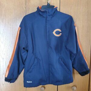Vintage Boys NFL team Reebok Chicago Bears Jacket coat M.10-12 polyester